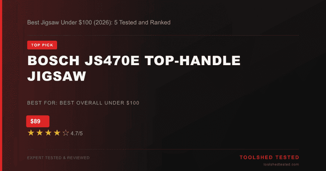 Bosch JS470E Top-Handle Jigsaw