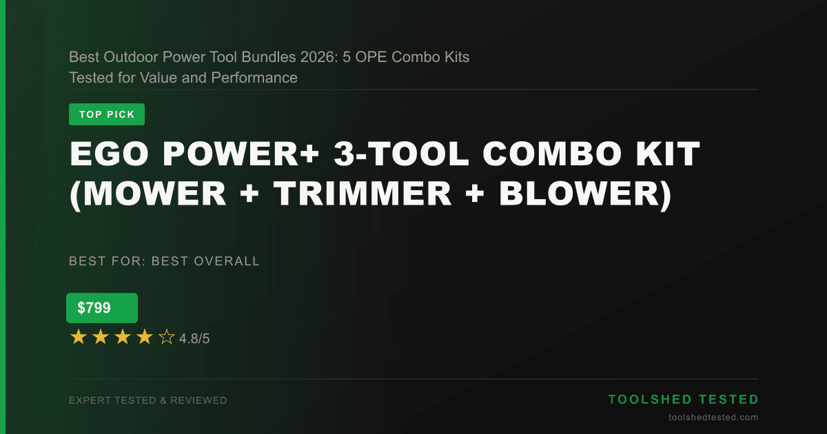 EGO Power+ 3-Tool Combo Kit (Mower + Trimmer + Blower)
