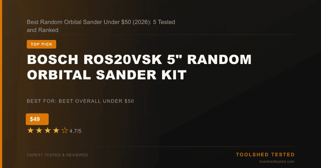 Bosch ROS20VSK 5" Random Orbital Sander Kit